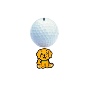 clubtags Golf Ballmarker aus Metall Hund