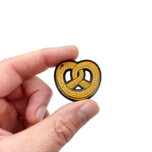 clubtags Golf Ballmarker aus Metall Bretzel