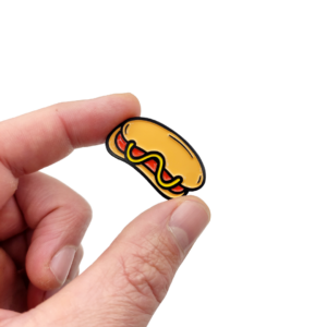 clubtags Golf Ballmarker aus Metall Hot Dog