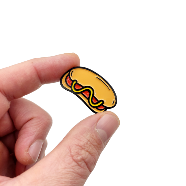 clubtags Golf Ballmarker aus Metall Hot Dog