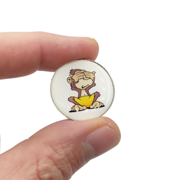 Golf Ballmarker Affe Golf Monkey