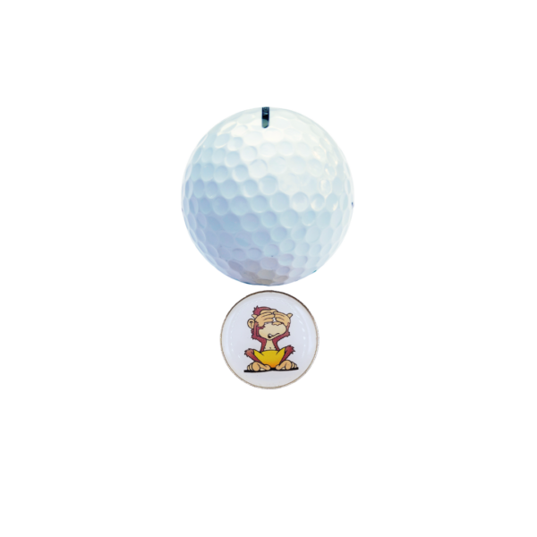 Golf Ballmarker Affe Golf Monkey